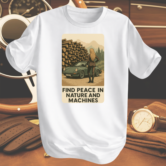 FIND PEACE IN NATURE AND MACHINES