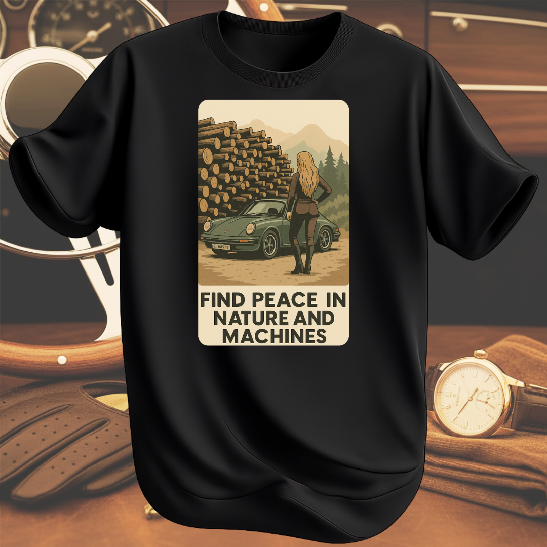 FIND PEACE IN NATURE AND MACHINES